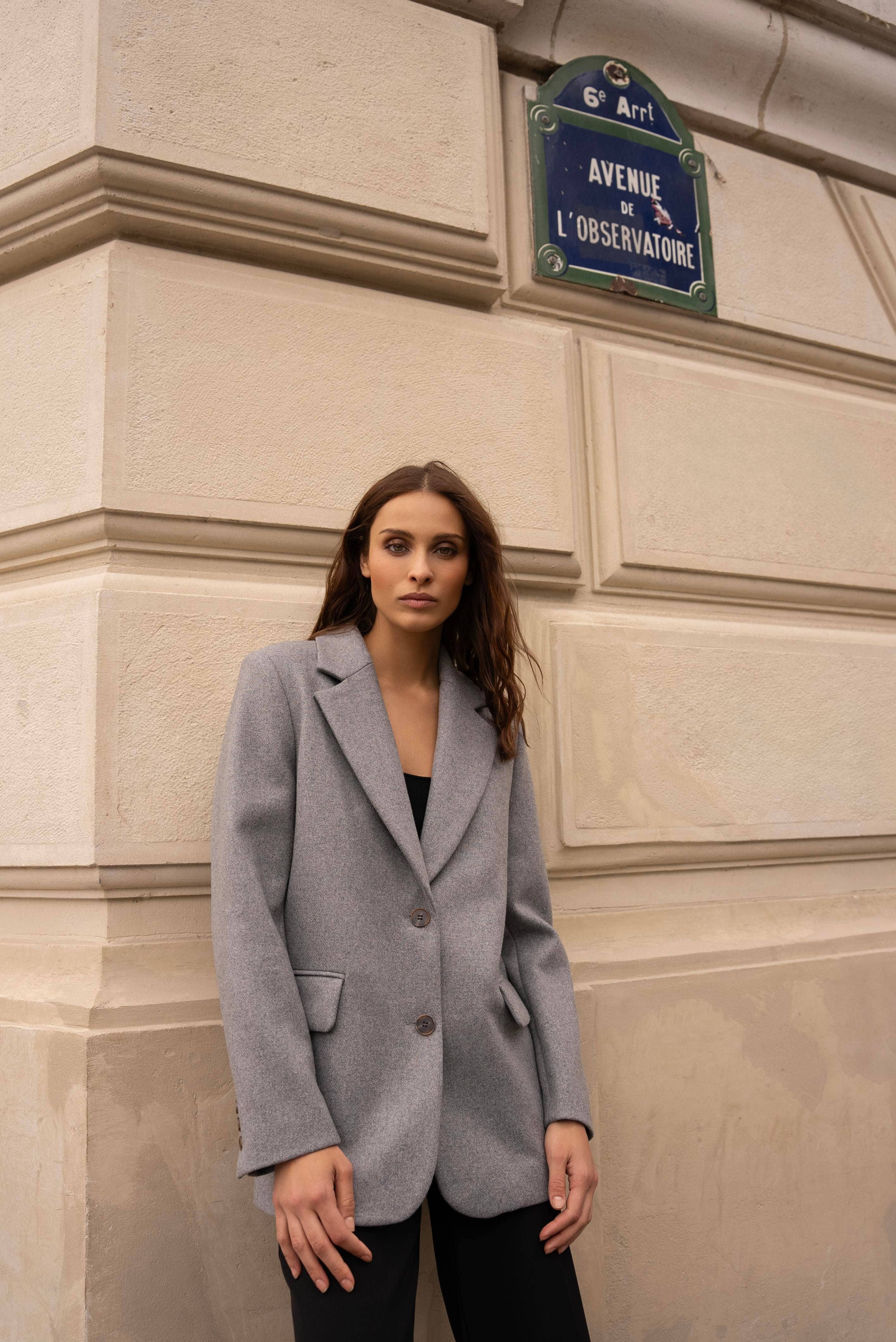 Veste blazer 8 gris