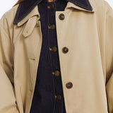 Cotton trench coat